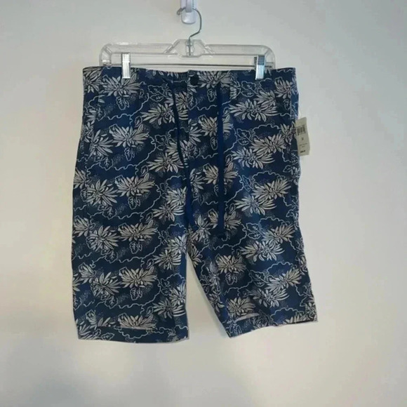 Lucky Brand Other - NWT Lucky Brand Hawaiian Floral Print Navy Blue Drawstring Size 32